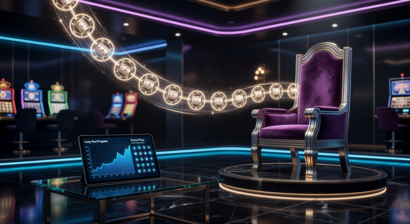 Player navigating casino loyalty ladder with free spins cascading into higher VIP tiers