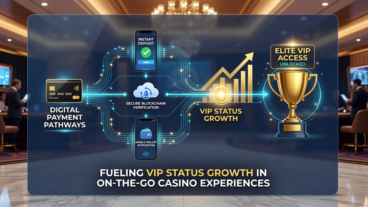 User dashboard displaying VIP tier advancement linked to recent mobile transactions