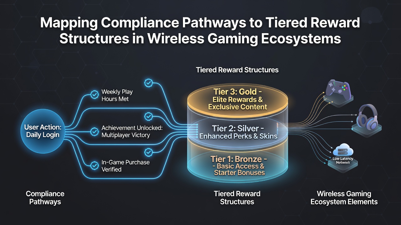Tiered reward structures mapped against compliance checkpoints in mobile gaming apps