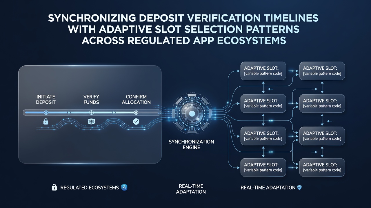 Overview of deposit verification processes integrated with slot selection in regulated mobile app environments